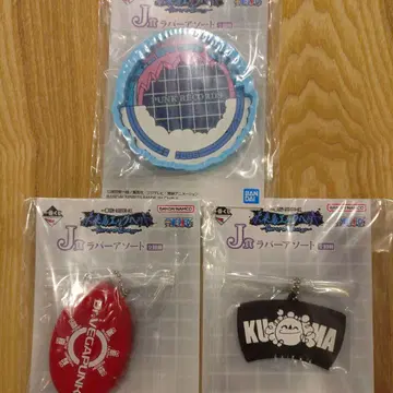 원피스 미래섬 에그헤드 제일복권 러버 모듬 3종 세트