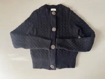 케이트 스페이드 비쥬 케이블 니트 가디건