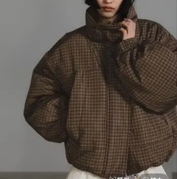 체크 몬스터 숏코트 로리즈팜 미사용 새상품 이번 시즌 신상