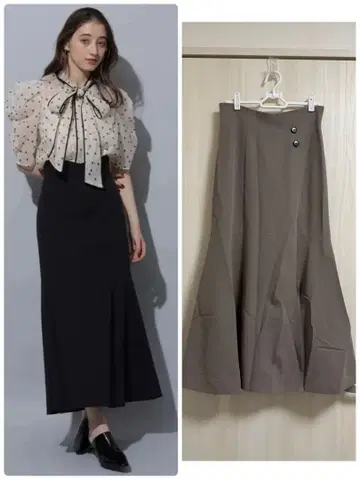 [ 새상품급 ] 리랜드트루*하이웨스트 머메이드 스커트