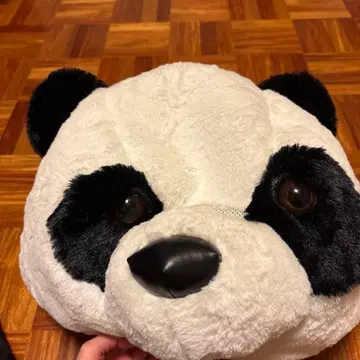 팬더 봉제 인형 머리