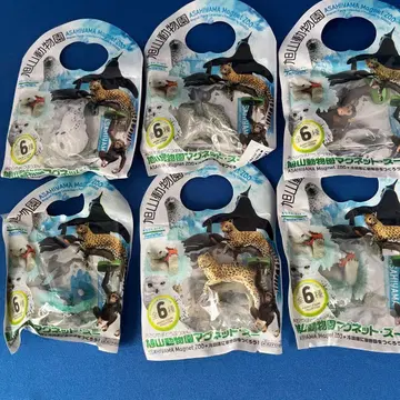 카이요도 아사히야마 동물원 마그넷 동물 컬렉션 전 6종