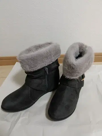 그레이 퍼 숏부츠