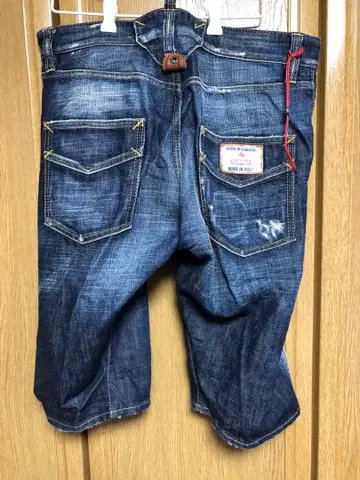 DSQUARED2 다크 블루 숏 데님 팬츠 46