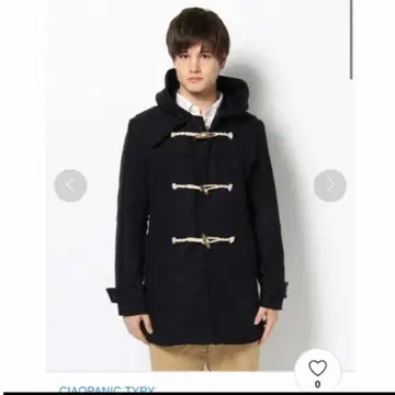 더플 코트 코트 네이비 아우터