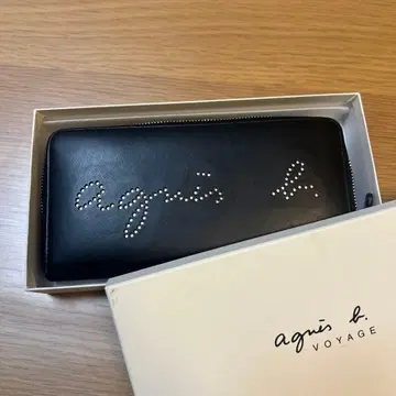 아네스 베 스터드 로고 장지갑