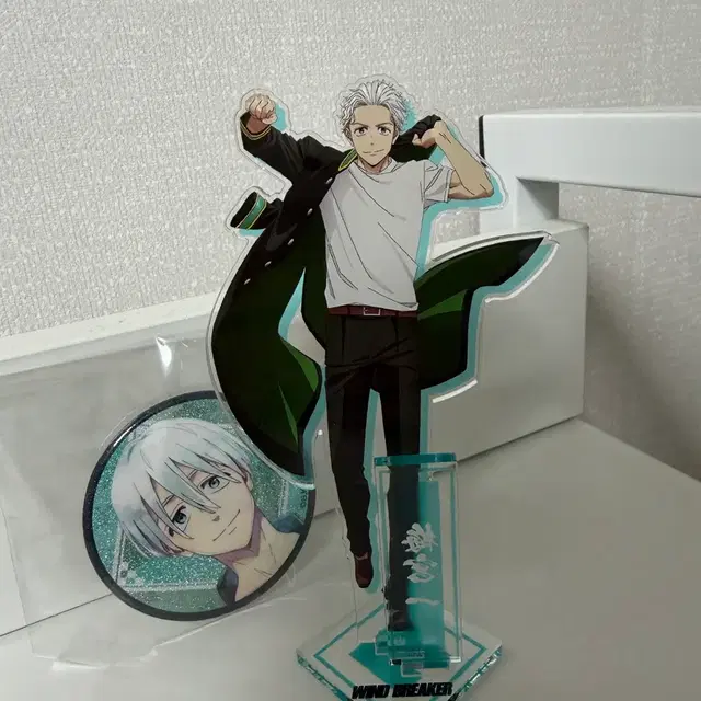 윈드브레이커 우메미야 아크릴 스탠드 + 캔뱃지