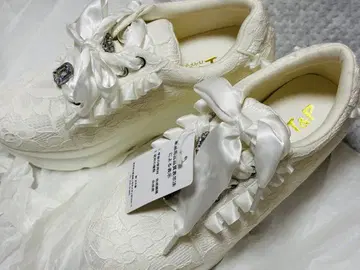 ESPERANZA csT&P 통굽 반짝이 스톤 장식 스니커즈