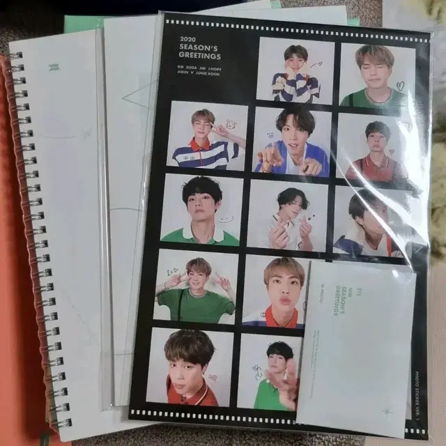 방탄 BTS 2020 시즌그리팅 정국렌티큘