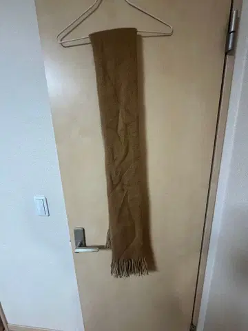 브라운 프린지 머플러