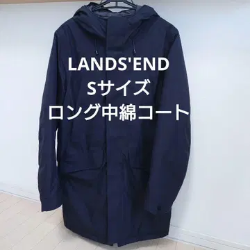 랜즈엔드 마운틴 파카 S LANDS'END 충전솜 코트 블랙