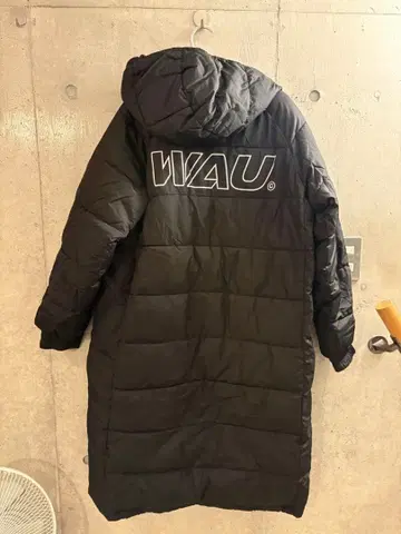 WHO.A.U 블랙 롱 다운 자켓 M 사이즈