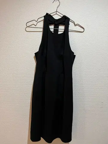 케이트 스페이드 슬리브리스 블랙 원피스