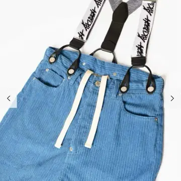 홀리데이 데미지 코듀로이 팬츠 서스펜더 36 사이즈