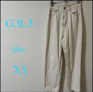 G.R.L. 화이트 스트레이트 데님 XS