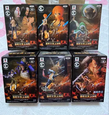 [ 미개봉 새상품 ] 원피스 조형왕정상결전 피규어 6체 세트