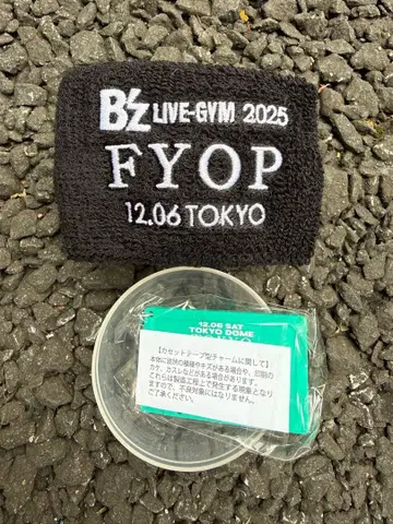 B'z LIVE-GYM 2025 -FYOP- 가챠 12/6 한정 세트
