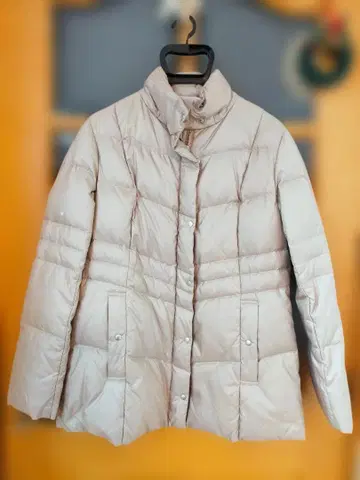 NEWYORKER 베이지 다운 자켓 33-11