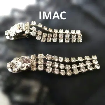 귀걸이 3연 큐빅