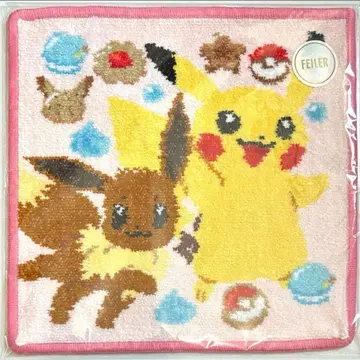 페이러 타월 손수건 피카츄&이브이