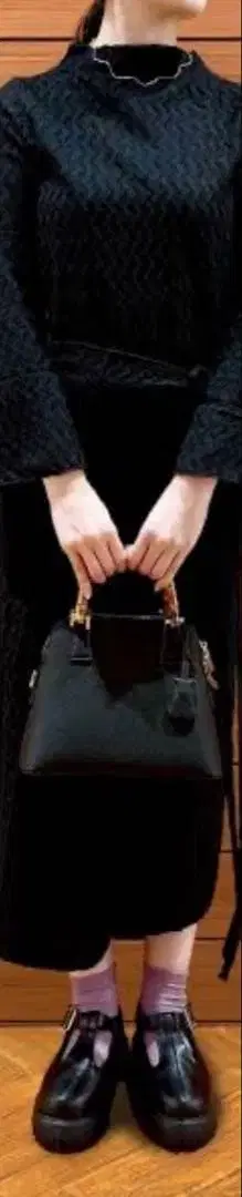 [ 새상품 ] Eahpi Wave Wrap Layered 원피스 블랙