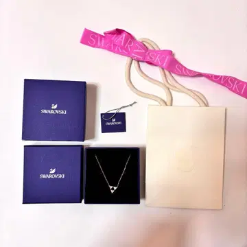 SWAROVSKI 스와로브스키 목걸이 쇼핑백 포함