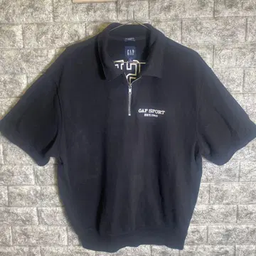 GAP SPORT 하프 지퍼 트레이닝복 블랙 상하의 세트 S 사이즈