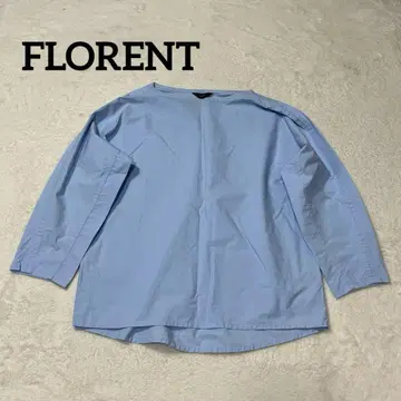 FLORENT 컷소 셔츠 블라우스 스카이블루
