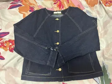 다크 데님 릴랙스핏 자켓