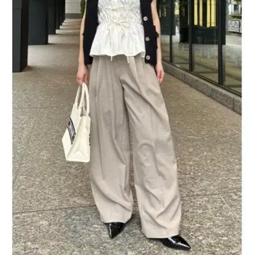 프레이 아이디 2턱 배럴 팬츠