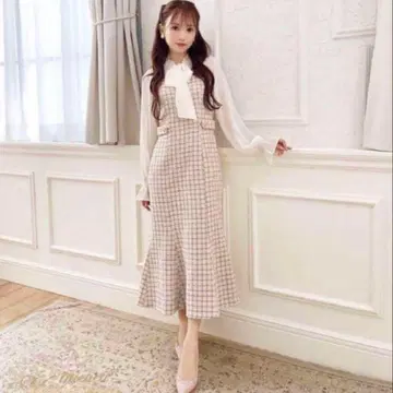 michellMacaron 미셸 마카롱 트위드 머메이드 원피스