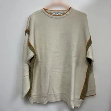 사이드 크로셰 니트 풀오버 니코앤드