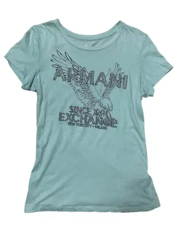 Armani Exchange 반팔 T셔츠 M 라이트 블루