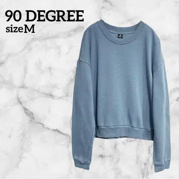 90 DEGREE [ M ] 맨투맨 트레이닝복 스카이블루 해외 구제 의류