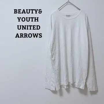뷰티 앤 유스 티셔츠 면 코튼100 심플 무지