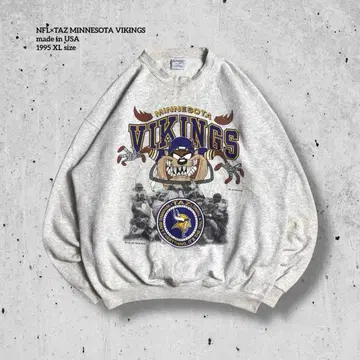 90s USA제 NFL x TAZ MINNESOTA VIKINGS 맨투맨