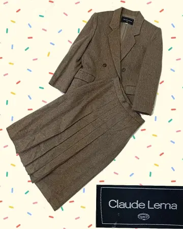 [ Claude Lema ] 브라운 스커트 셋업 여성용 9M 사이즈 t2