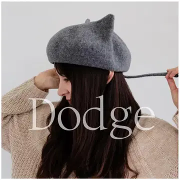 [ 새상품급 ] Dodge/고양이 귀 베레모 꼬리 포함 완판템