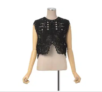 mame kurogouchi 24fw 코드 자수 베스트 BLACK