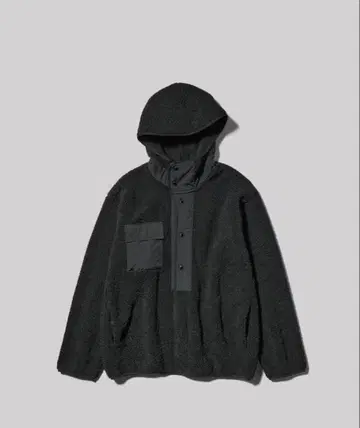 GU ENGINEERED GARMENTS 보아 플리스 스냅 후드티 XL