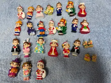 레트로 후지야 미니미니 페코짱 키링 묶음 판매 세트