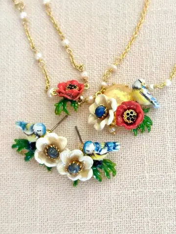 레네레이드 귀걸이 목걸이 팔찌 3종 세트