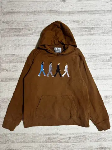 쉽스 THE BEATLES 비틀즈 후드티 브라운