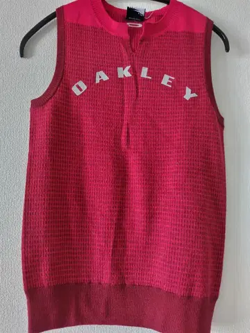 OAKLEY 핑크 슬리브리스 베스트 M