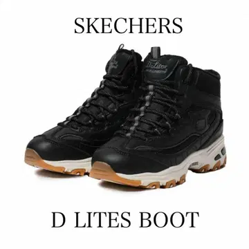 새상품급 SKECHERS DLITESBOOT 23cm 블랙 스케쳐스