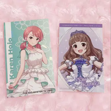 데레마스 호조 카렌 카미야 나오 카드 브로마이드 스티커 데레페스