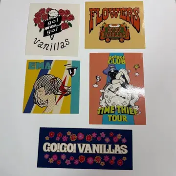 go!go!vanillas 스티커 세트