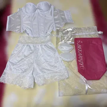 비앙쥬 브라이덜 이너 D65 거들 세트 화이트 결혼식 촬영용