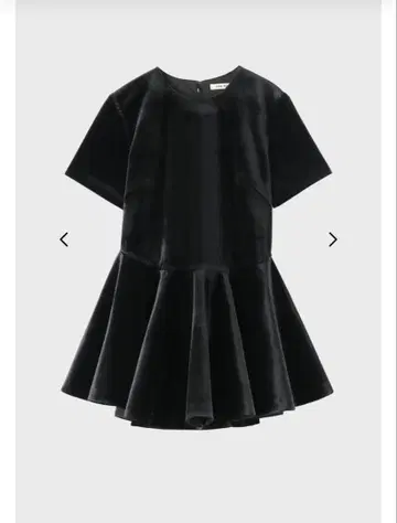 THE TOE Neue 벨루어 드레스