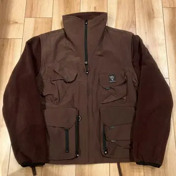 Snow Peak 플리스 자켓 M 브라운